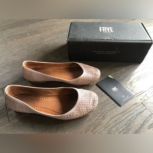Frye Carson woven ballet flats
